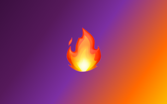 Bannière illustrant un centre de puissance spirituelle (flamme)